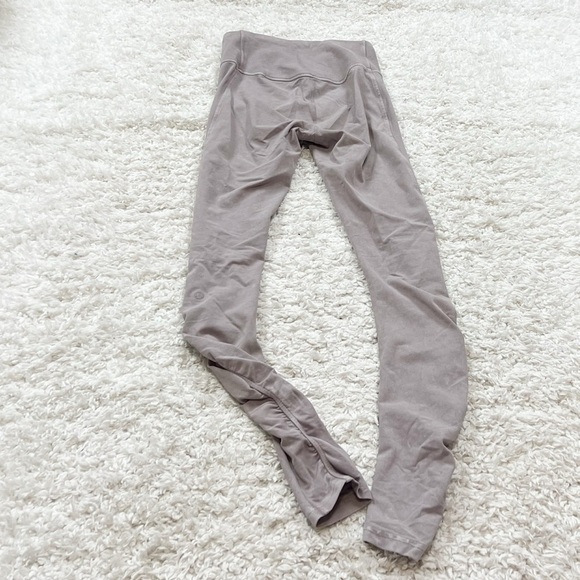 Lululemon Athletica Inner Glow High Rise Tight Cotton Washed Half Moon Gray 4 - Picture 8 of 12